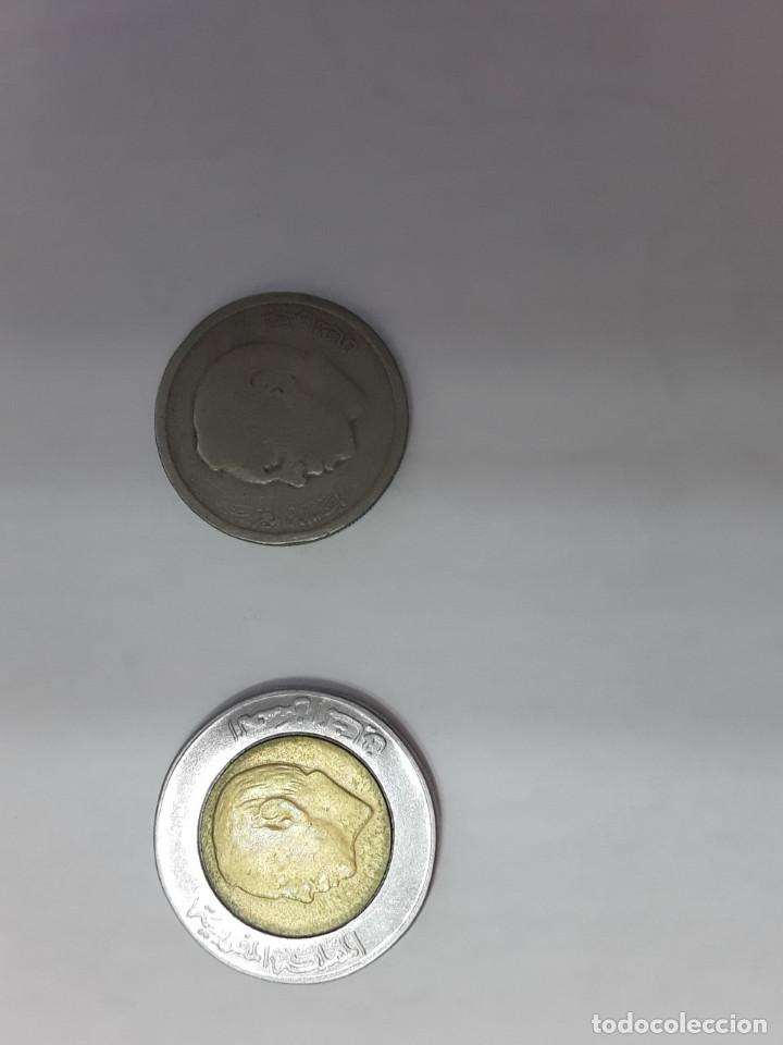 Monedas antiguas de &Aacute;frica: 2 MONEDAS DE MARRUECOS DE 5 Y 1 DIRHAM - Foto 2