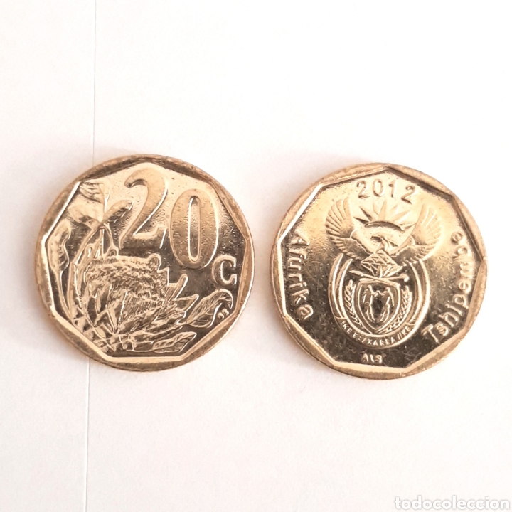 Monnaies anciennes d'Afrique: (NM-01) 20 CENTS 2012. SUTH AFRICA