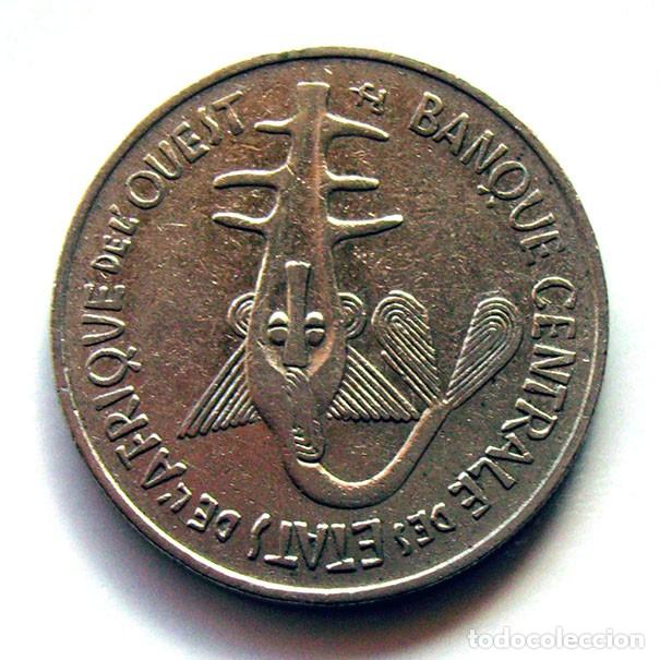 Moedas antigas de &Aacute;frica: MONEDAS DEL MUNDO . AFRICA DEL OESTE . 100 FRANCS 1975