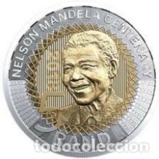 Monedas antiguas de África: SOUTH AFRICA / SUDADRICA 5 RAND 2018 CENTENARIO NELSON MANDELA. Lote 388378474