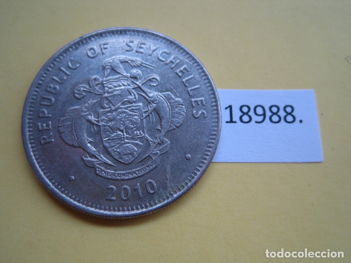 Monedas antiguas de &Aacute;frica: Seychelles 1 rupia 2010 - Foto 2