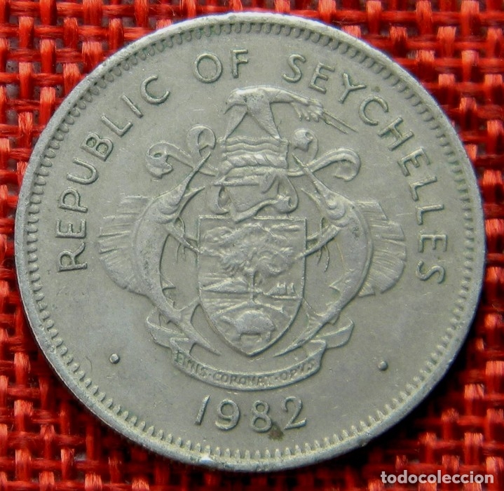 Monedas antiguas de &Aacute;frica: Seychelles - 1 One Rupee - 1982 - Foto 2