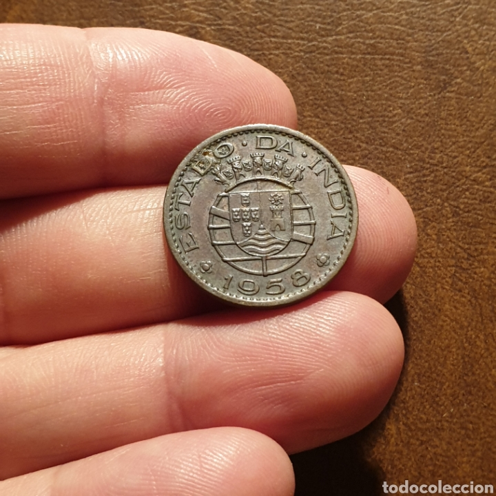 Monedas antiguas de &Aacute;frica: India Portuguesa 30 centavos 1958