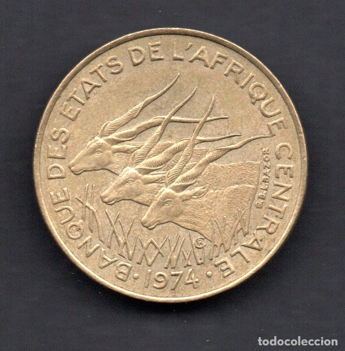 Old Coins of Africa: CAMERUN (CAMEROUN) - 10 FRANCOS 1974