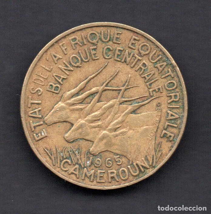 Old Coins of Africa: CAMERUN (CAMEROUN) - 10 FRANCOS 1965