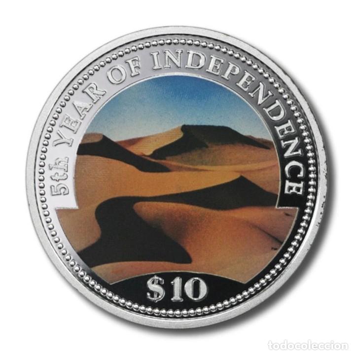 Monedas antiguas de &Aacute;frica: NAMIBIA 10 DOLARES 1995 - Foto 1