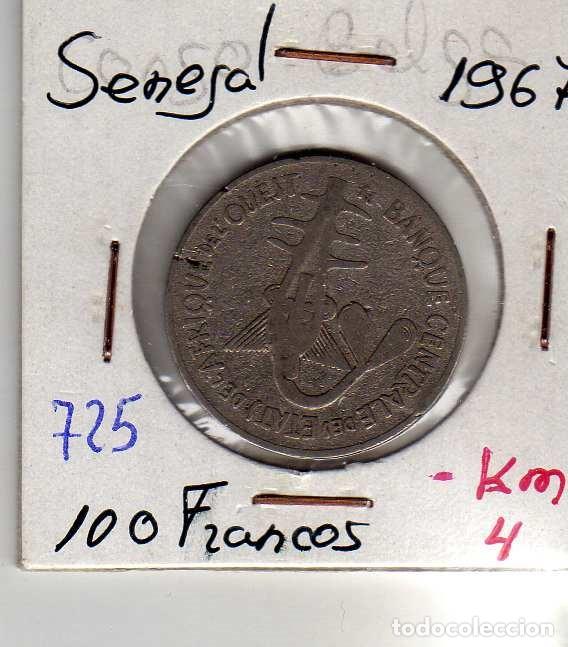 Monete antiche di Africa: AFRICA DEL OESTE 100 FRANCOS 1967