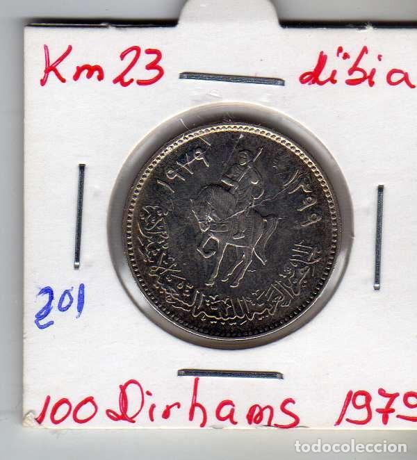 Monedas antiguas de &Aacute;frica: LIBYA 100 DIRHAMS 1979 - Foto 1
