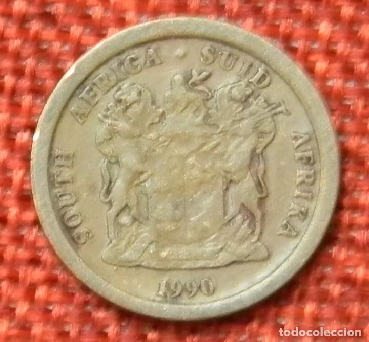 Moedas antigas de &Aacute;frica: SUD&Aacute;FRICA - SOUTH AFRICA - SUID AFRIKA - 5 CENTS - 1990