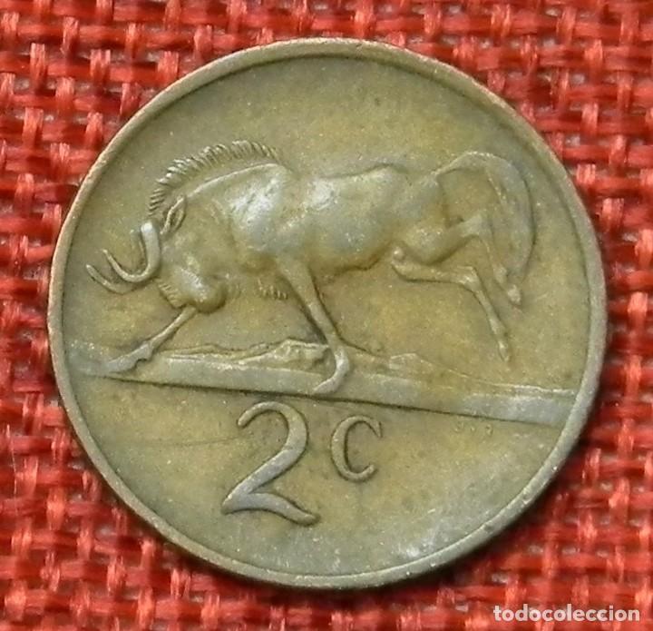 Moedas antigas de &Aacute;frica: SUD&Aacute;FRICA - SOUTH AFRICA - SUID AFRIKA - 2 CENTS - 1970
