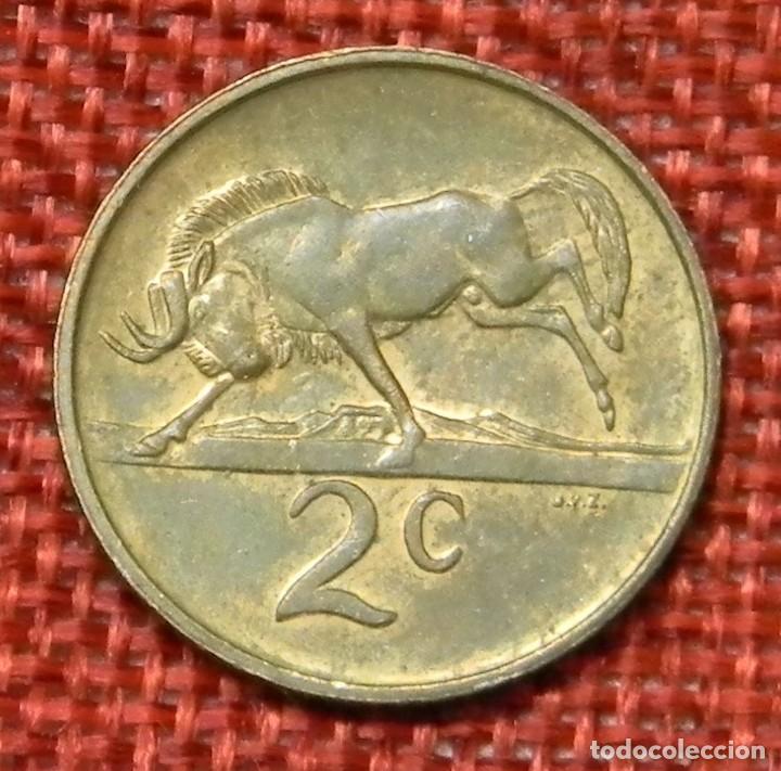 Moedas antigas de &Aacute;frica: SUD&Aacute;FRICA - SOUTH AFRICA - SUID AFRIKA - 2 CENTS - 1989