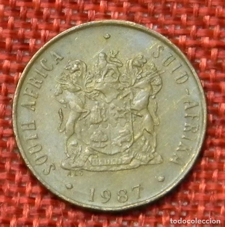 Moedas antigas de &Aacute;frica: SUD&Aacute;FRICA - SOUTH AFRICA - SUID AFRIKA - 2 CENTS - 1987