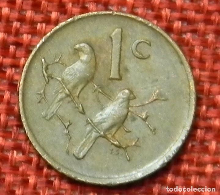 Moedas antigas de &Aacute;frica: SUD&Aacute;FRICA - SOUTH AFRICA - SUID AFRIKA - 1 CENT - 1980