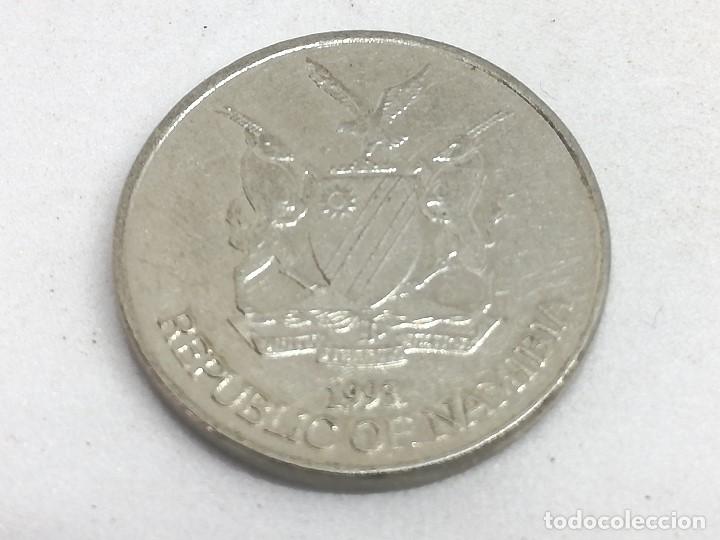 Monedas antiguas de &Aacute;frica: Moneda 1993. 5 C&eacute;ntimos. Namibia. KM 1. MBC. - Foto 1