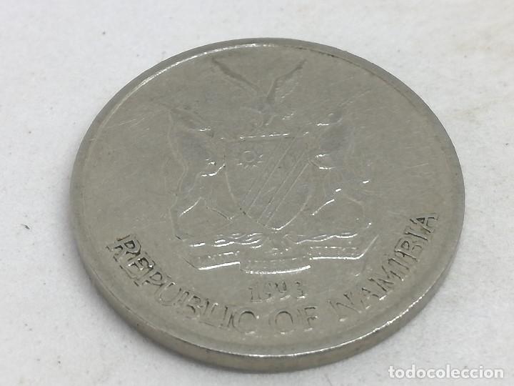 Monedas antiguas de &Aacute;frica: Moneda 1993. 10 C&eacute;ntimos. Namibia. KM 2. MBC - Foto 1