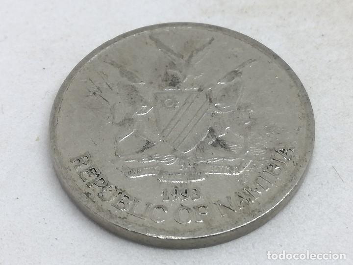 Monedas antiguas de &Aacute;frica: Moneda 1993. 10 C&eacute;ntimos. Namibia. KM 2. MBC - Foto 1