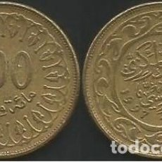 Monedas antiguas de África: TUNEZ 1997 - 100 MILIM - KM 309 - CIRCULADA. Lote 198115068