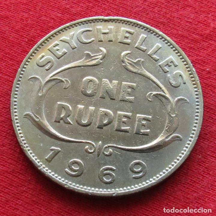 Monedas antiguas de &Aacute;frica: Seychelles 1 rupee 1969 - Foto 1