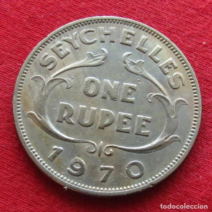 Monedas antiguas de &Aacute;frica: Seychelles 1 rupee 1970 - Foto 1