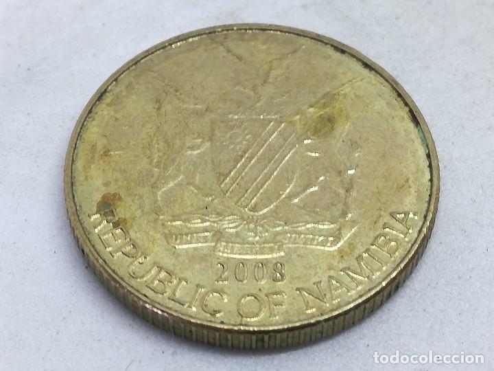 Monedas antiguas de &Aacute;frica: Moneda 2008. 1 D&oacute;lar. Namibia. KM 4. MBC - Foto 1