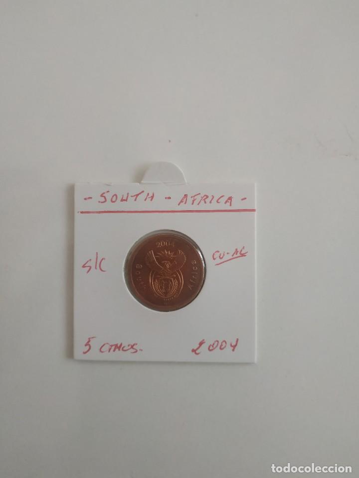 Moedas antigas de &Aacute;frica: SUD AFRICA-SUR AFRICA 5 CENTIMOS 2004 MBC KM 325