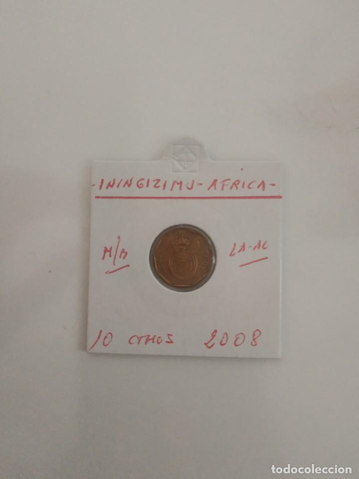 Moedas antigas de &Aacute;frica: SUD AFRICA-SUR AFRICA 10 CENTIMOS 2008 MBC KM 441