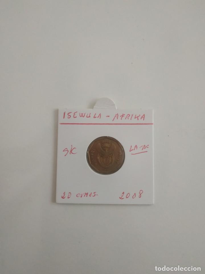Moedas antigas de &Aacute;frica: SUD AFRICA-SUR AFRICA 20 CENTIMOS 2008 S/C KM 442