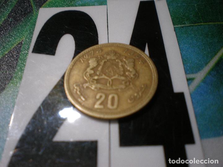 Monedas antiguas de &Aacute;frica: MONEDA  DE 20,ARABE,DE 1974 - Foto 1