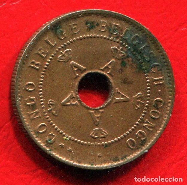 Monedas antiguas de &Aacute;frica: CONGO BELGA - 2 CENTIMOS 1910 - Foto 2