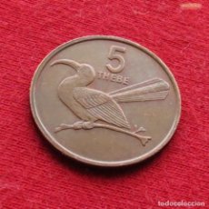 Monedas antiguas de África: BOTSWANA BOTSUANA 5 THEBE 1981 KM# 4 *V2CD. Lote 201680583
