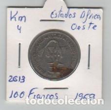 Old Coins of Africa: MONEDA ESTADOS AFRICA OESTE 100 FRANCOS 1969