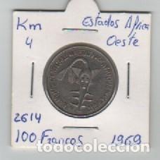 Old Coins of Africa: MONEDA ESTADOS AFRICA OESTE 100 FRANCOS 1969