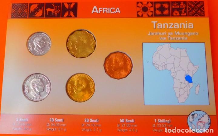 Monedas antiguas de &Aacute;frica: TANZANIA, SET DE MONEDAS. - Foto 2