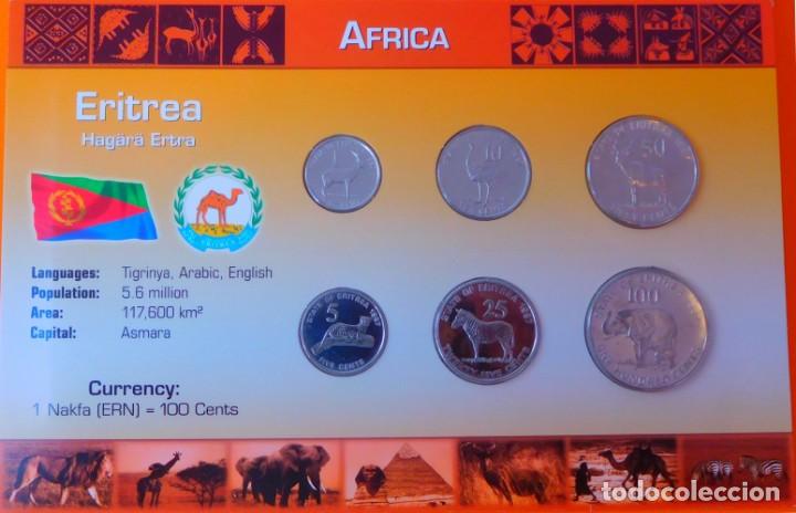 Monedas antiguas de &Aacute;frica: ERITREA, SET DE MONEDAS. - Foto 1