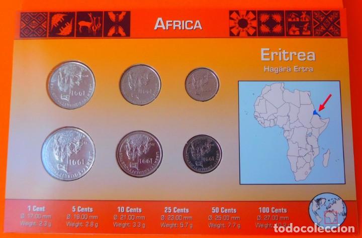 Monedas antiguas de &Aacute;frica: ERITREA, SET DE MONEDAS. - Foto 2