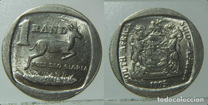 Alte M&uuml;nzen aus Afrika: MONEDA DE SUDAFRICA 1 RAND 1993