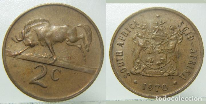 Monedas antiguas de &Aacute;frica: MONEDA DE SUDAFRICA 2 CENT 1970 - Foto 1