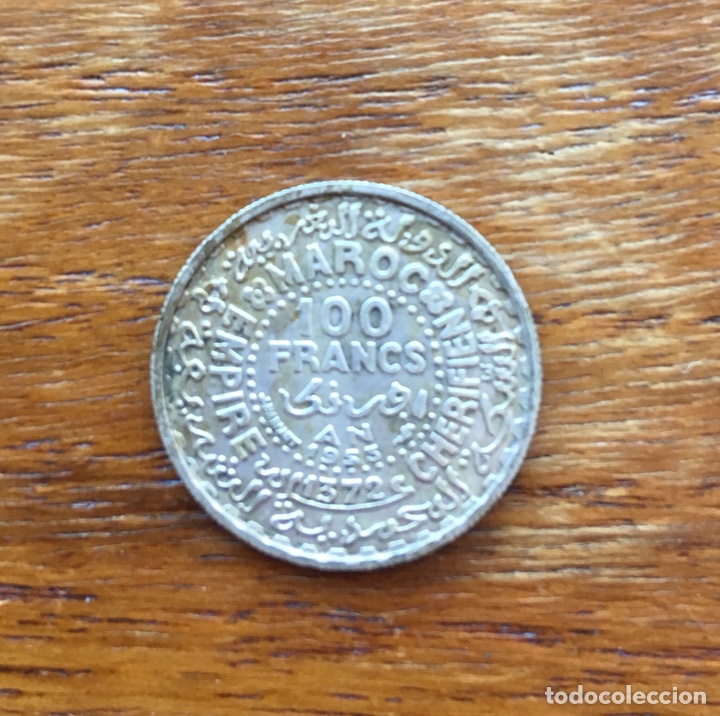 Monedas antiguas de &Aacute;frica: Moneda 100 francos plata - Foto 2