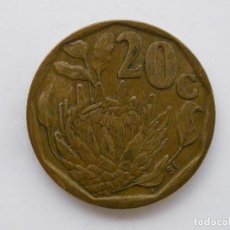 Monedas antiguas de África: MONEDA DE 20 CENTIMOS DE RAND - SUDAFRICA 1993. Lote 214060278