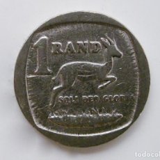 Monedas antiguas de África: MONEDA DE 1 RAND - SUDAFRICA 1991. Lote 214060440