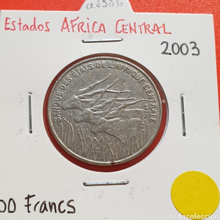 Alte M&uuml;nzen aus Afrika: Estados del Africa Central 100 francos 2003