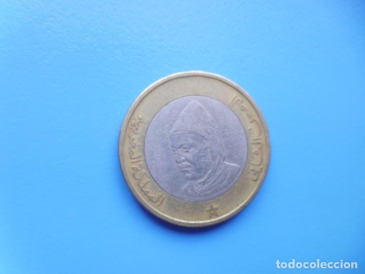 Monedas antiguas de &Aacute;frica: MARRUECOS 10 DIRHAM 1995 - Foto 2