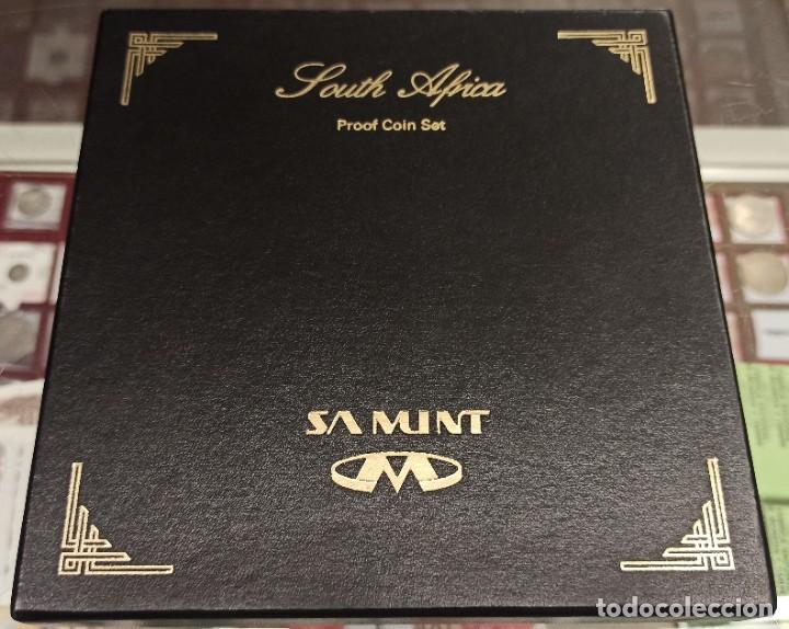 Alte M&uuml;nzen aus Afrika: Sudafrica South Africa Cartera oficial 9 monedas 1998 SC UNC