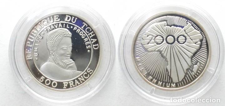 Monedas antiguas de &Aacute;frica: CHAD 500 FRANCOS 2000 - Foto 1