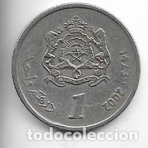 Monedas antiguas de &Aacute;frica: MARRUECOS,1/2 DIRHAN 2002.M. - Foto 1