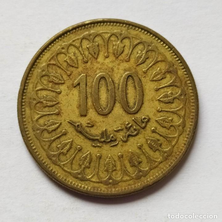 Monedas antiguas de &Aacute;frica: ## Tunez - 100 Millimes 1997 ## - Foto 2