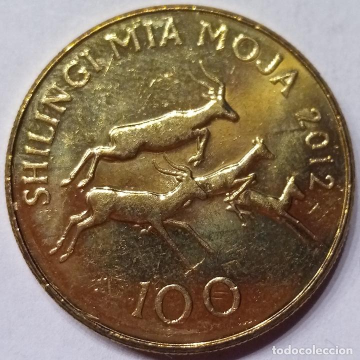 Monedas antiguas de &Aacute;frica: TANZANIA 100 CHELINES 2012 - Foto 2