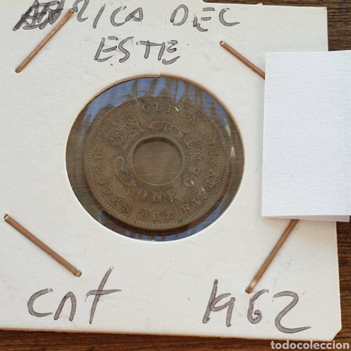 Monedas antiguas de &Aacute;frica: Africa del Este Brit&aacute;nica 1 cent 1962 &ndash; Queen Elizabeth &ndash; calidad