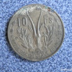 Monedas antiguas de África: ÁFRICA OCCIDENTAL MONEDA 10 FRANCOS AÑO 1956 CONSERVACIÓN RC. Lote 232945990
