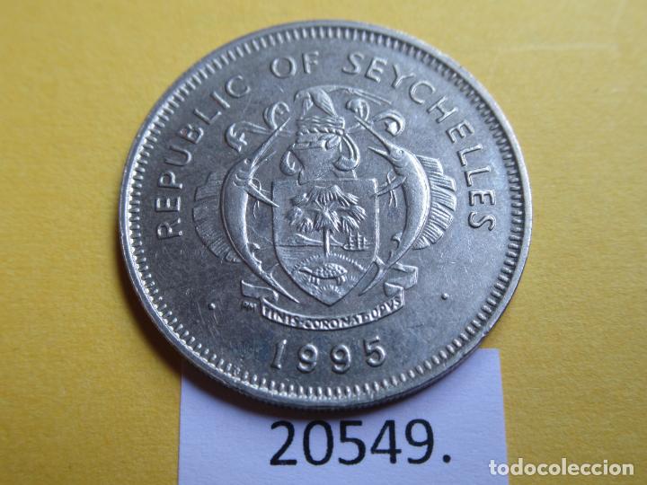 Monedas antiguas de &Aacute;frica: Seychelles 1 rupia 1995 - Foto 2